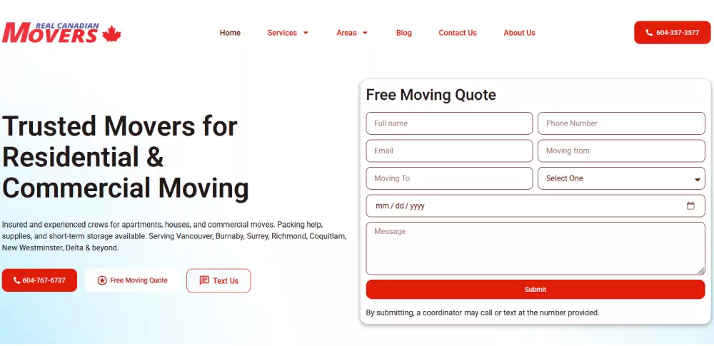 Real Canadian Movers