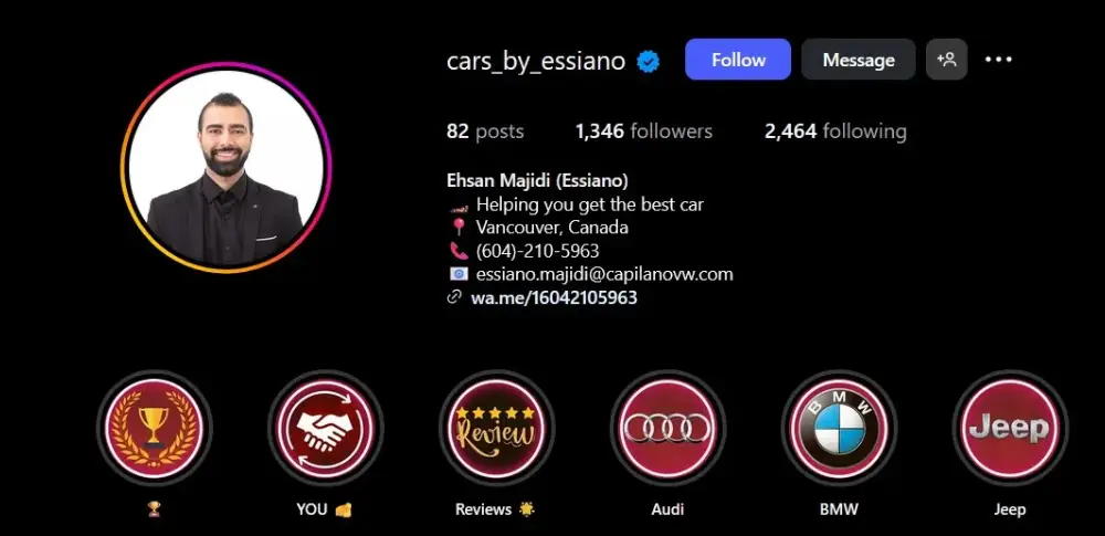 Cars by Essiano social media