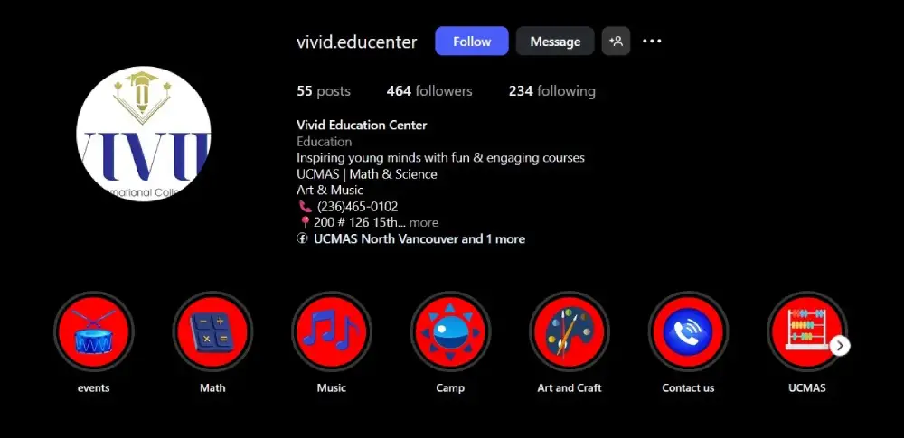 Vivid Institute Social Media