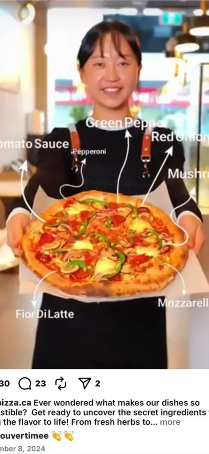 Tiko Pizza social media marketing
