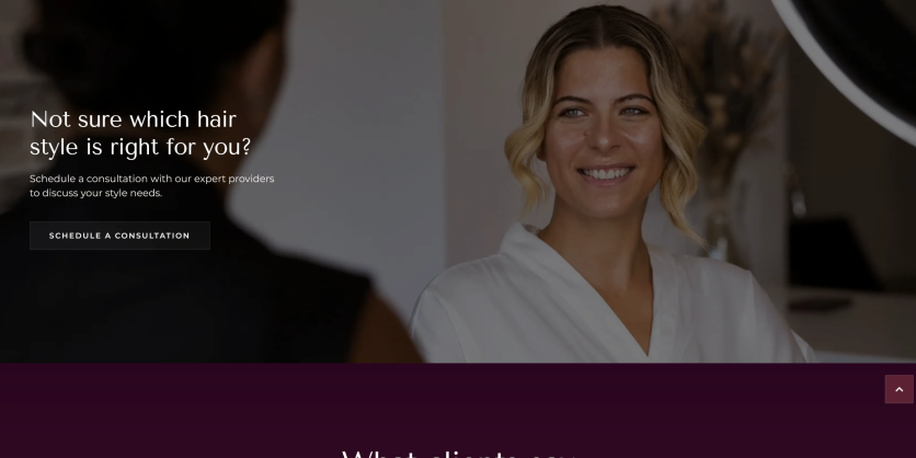 tina beauty web design