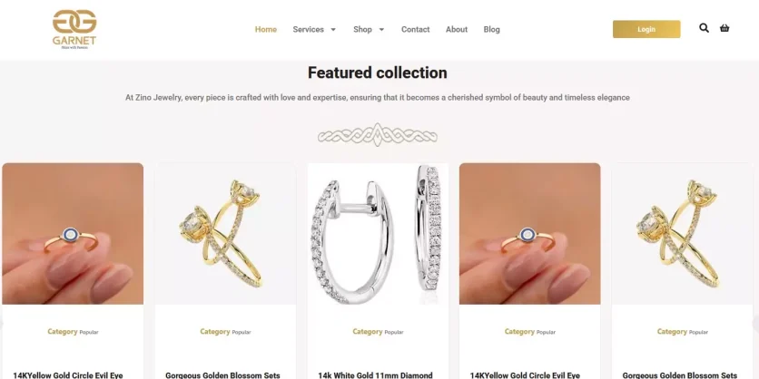 Garnet Jewellry