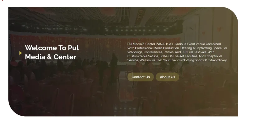Pull Media video production portfolio layout created through modern website design
